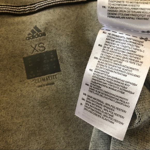 ADIDAS CLIMALITE HOODED JACKET/CARDIGAN XS - Picture 6 of 6
